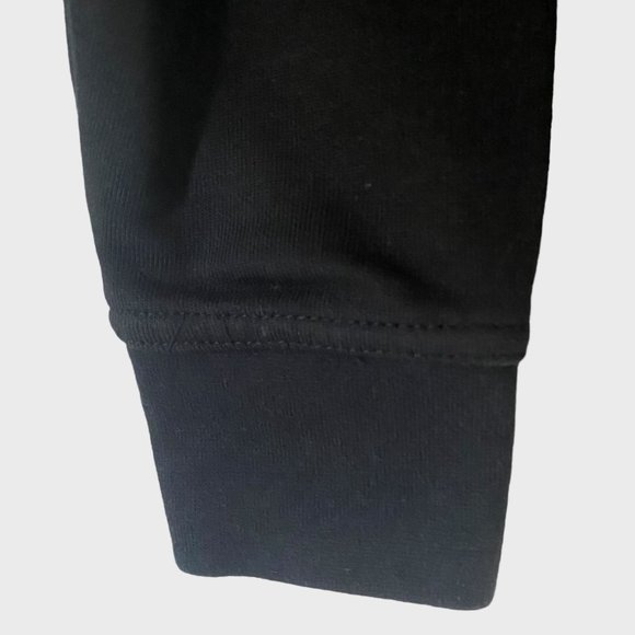 Kappa Logo Hoodie Mens Size Small Black And Green Graphic Long Sleeve Sweatshirt - Picture 8 of 13